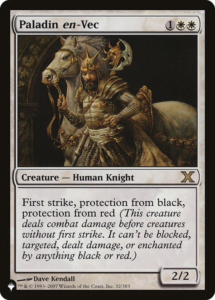 Paladin en-Vec (LIST-32/383) - The List