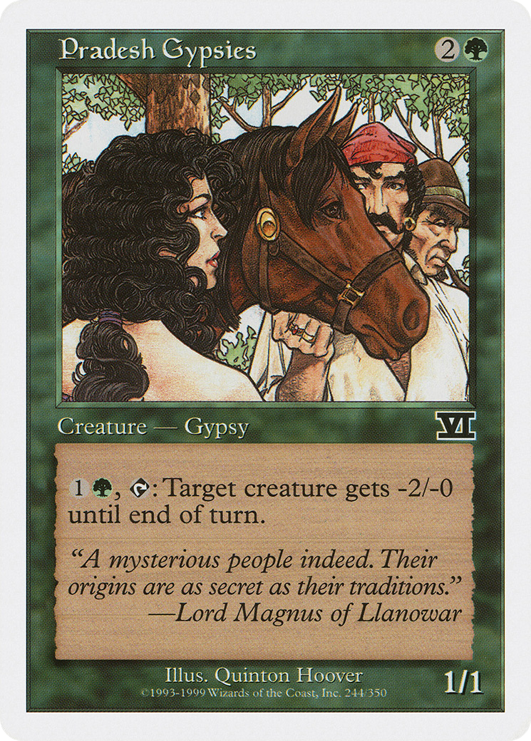 Pradesh Gypsies (6ED-244) - Classic Sixth Edition