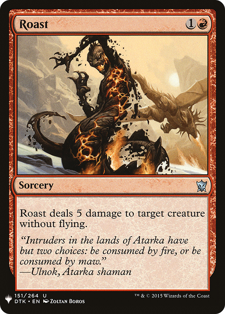 Roast (LIST-151) - The List