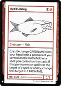 Red Herring (CMB1-) - Mystery Booster Playtest Cards 2019