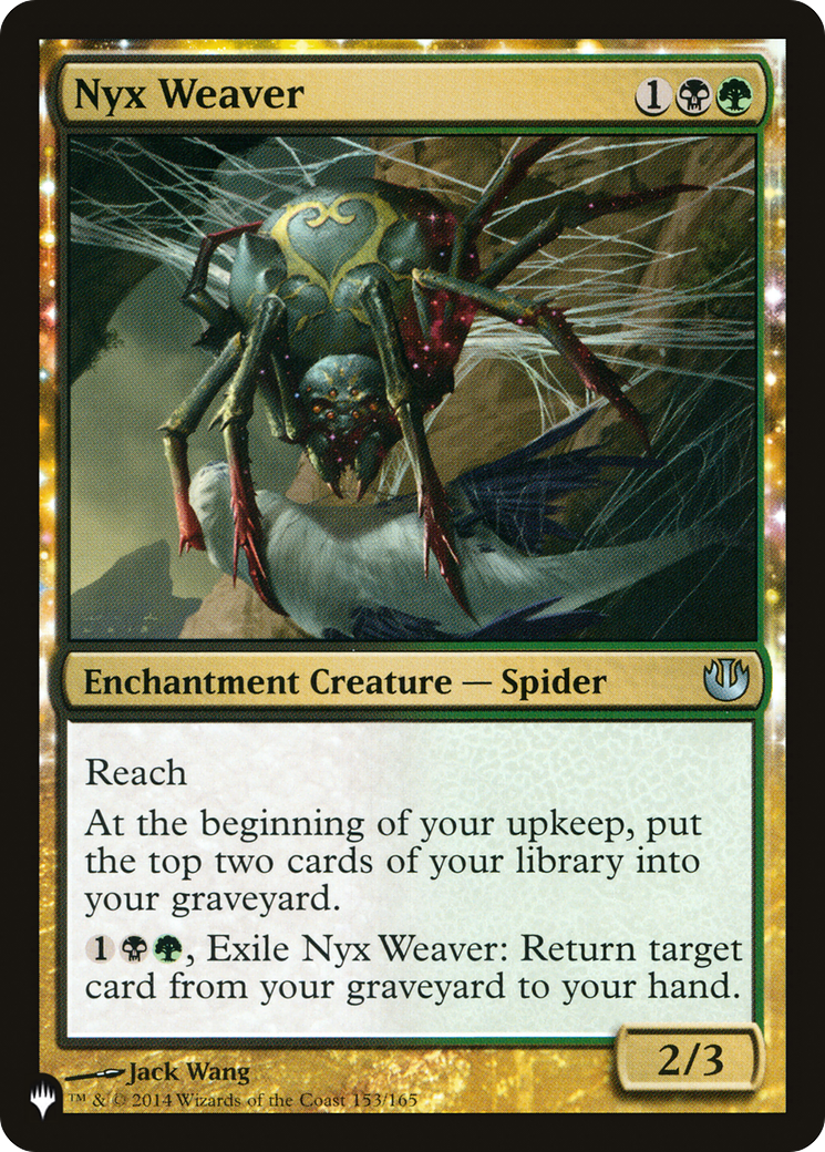 Nyx Weaver (LIST-153/165) - The List: (enchantment)
