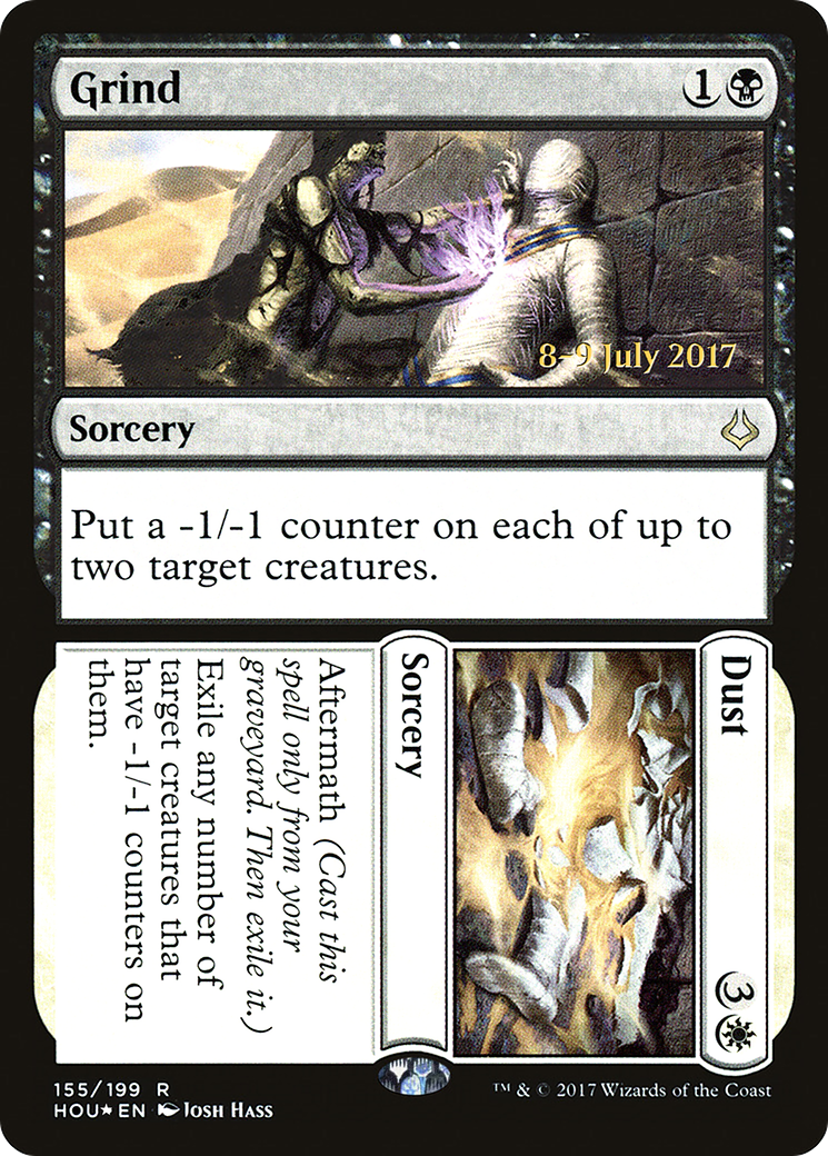 Grind // Dust (PRE-155) - Hour of Devastation Promos Foil