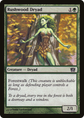Rushwood Dryad (8ED-278) - 8th Edition Foil
