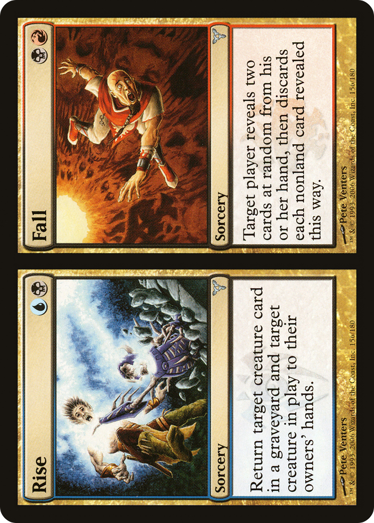 Rise // Fall (DIS-) - Dissension Foil