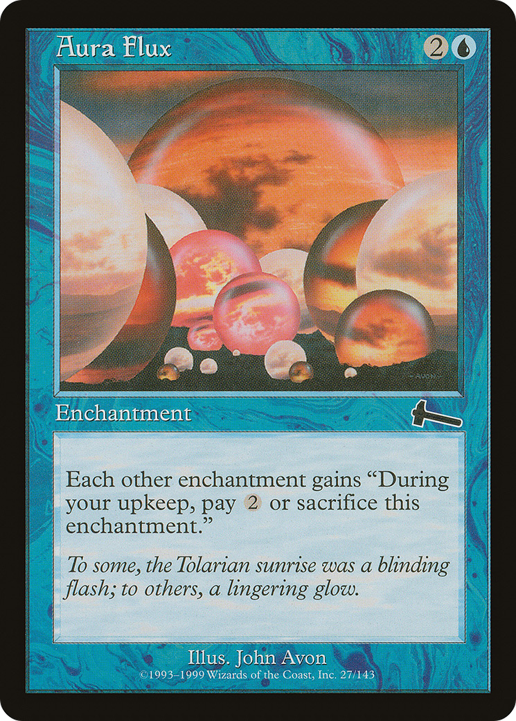 Aura Flux (ULG-027) - Urza's Legacy