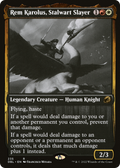 Rem Karolus, Stalwart Slayer (DBL-235) - Innistrad: Double Feature Foil