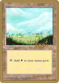 Plains (B) - 1996 Michael Loconto (4ED) (WCD-) - Pro Tour Collector Set