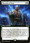Blessing of Frost (Extended Art) (KHM-362) - Kaldheim: (Extended Art, snow)