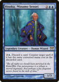 Hisoka, Minamo Sensei (CHK-066) - Champions of Kamigawa Foil