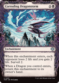 Corroding Dragonstorm (Showcase) (TDM-297) - Tarkir: Dragonstorm: (Showcase, enchantment)