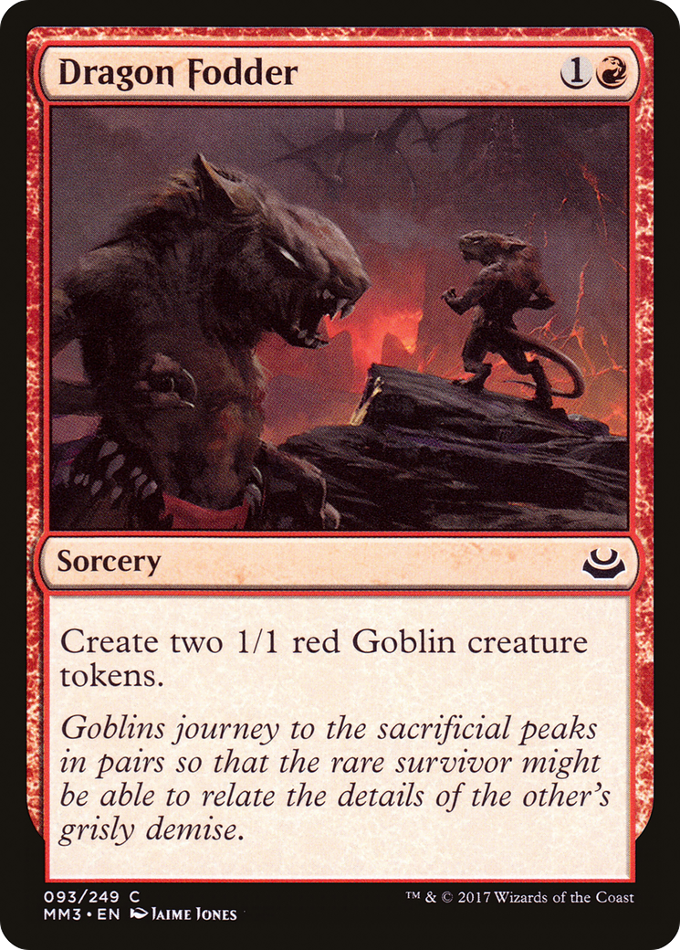 Dragon Fodder (MM3-093) - Modern Masters 2017 Foil