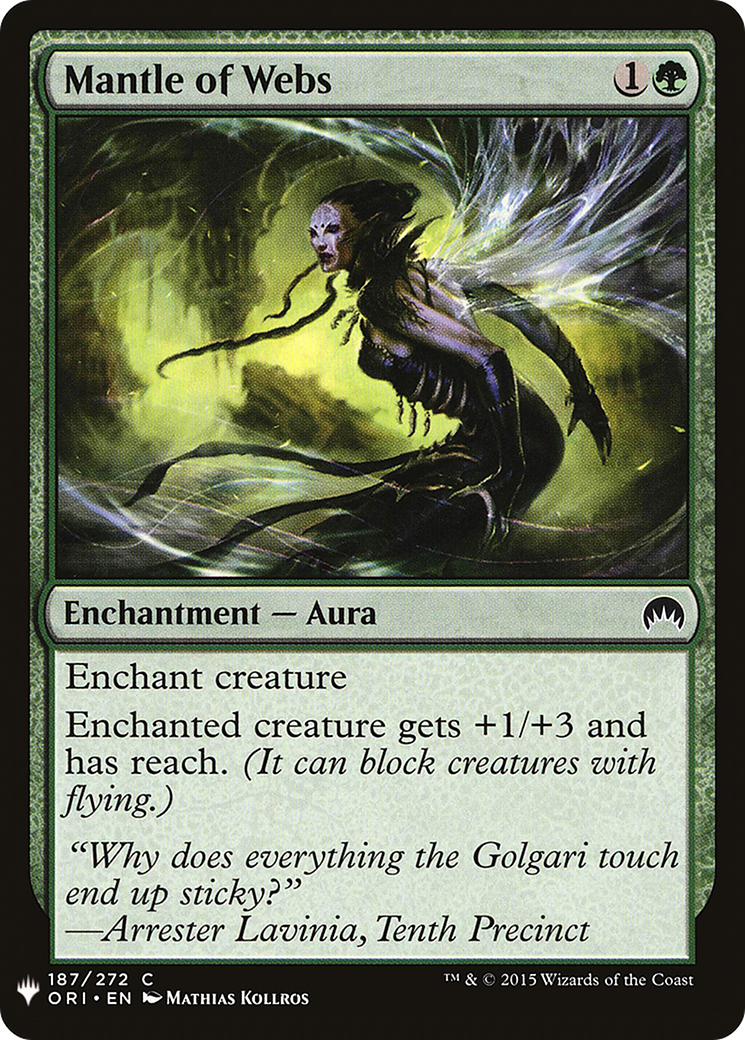 Mantle of Webs (LIST-187) - The List