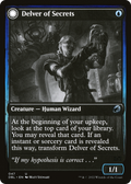 Delver of Secrets (DBL-047) - Innistrad: Double Feature: (Double Faced Transform) Foil