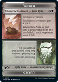 Wicked Role / Cursed Role Token (WOE-017) - Wilds of Eldraine Tokens