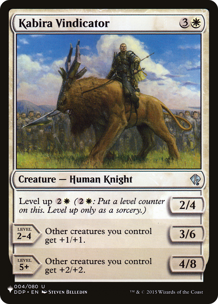 Kabira Vindicator (LIST-004/080) - The List