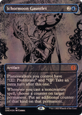 Ichormoon Gauntlet (Oil Slick Raised Foil) (ONE-348) - Phyrexia: All Will Be One (Borderless) Foil