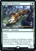 Wildborn Preserver (PRE-182) - Throne of Eldraine Promos Foil