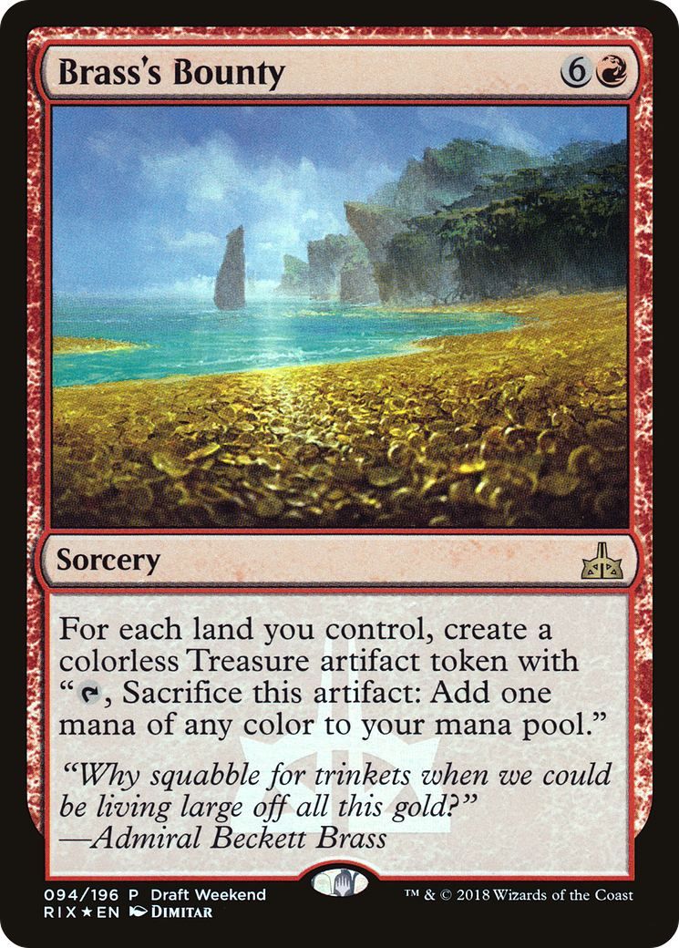 Brass's Bounty (Draft Weekend) (LARP-094) - Rivals of Ixalan Promos Foil