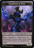 Champion of Wits (TAFC-004) - Forgotten Realms Commander Tokens
