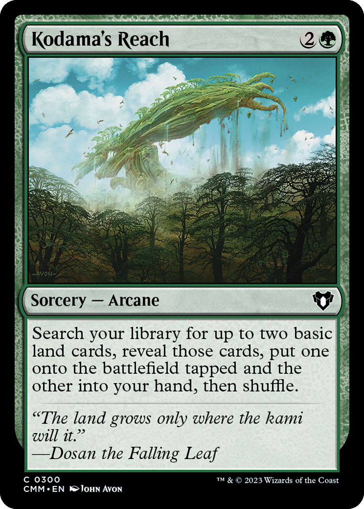 Kodama's Reach (CMM-300) - Commander Masters Foil