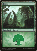 Forest - Gruul (B08) (LARP-B08) - RNA Ravnica Weekend Foil