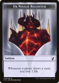 Ob Nixilis Reignited Emblem (TC19-029) - Commander 2019 Tokens