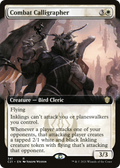 Combat Calligrapher (Extended Art) (C21-341) - Commander 2021: (Extended Art)
