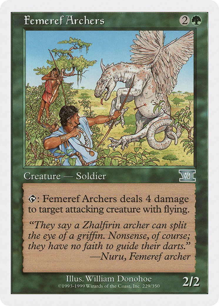Femeref Archers (6ED-229) - Classic Sixth Edition