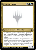 X, Mystery Racer (-) - Un-Known Event Playtest Cards