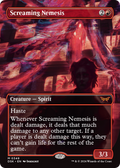Screaming Nemesis (Borderless) (DSK-348) - Duskmourn: House of Horror Foil