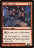 Heckling Fiends (CNS-145) - Conspiracy Foil