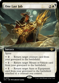 One Last Job (Extended Art) (OTJ-315) - Outlaws of Thunder Junction: (Extended Art, spree) Foil