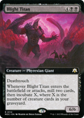 Blight Titan (Extended Art) (MOC-112) - March of the Machine Commander: (Extended Art) Foil