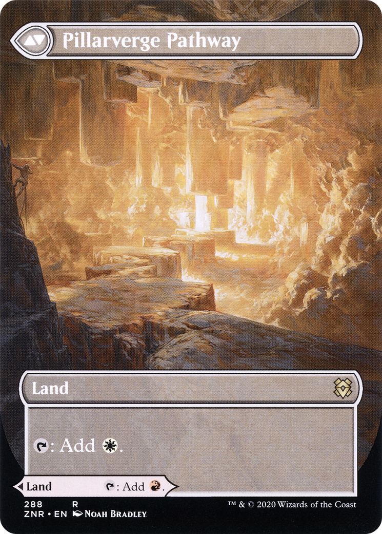 Needleverge Pathway (Borderless) (ZNR-288) - Zendikar Rising: (Showcase) Foil