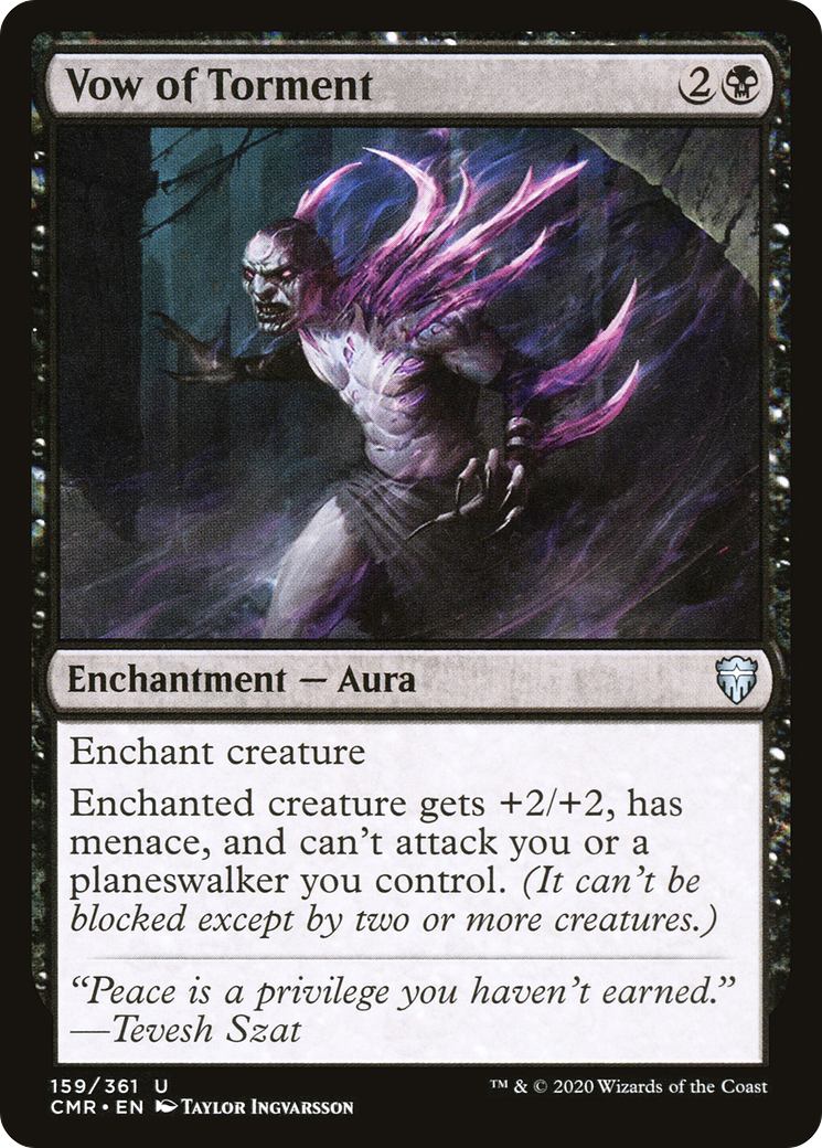 Vow of Torment (CMR-159) - Commander Legends Foil