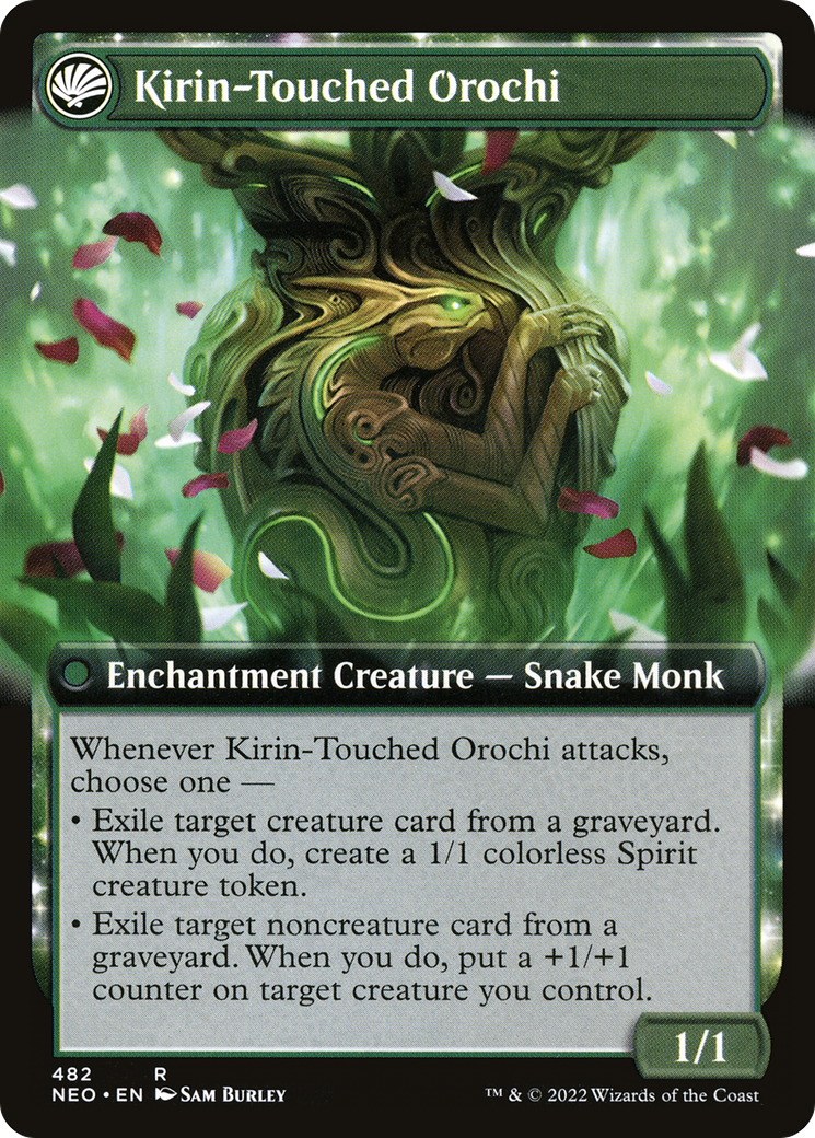 Teachings of the Kirin (Extended Art) (NEO-482) - Kamigawa: Neon Dynasty: (Extended Art, fandfc, enchantment)