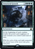 Unnatural Growth (PRE-206) - Innistrad: Midnight Hunt Promos Foil