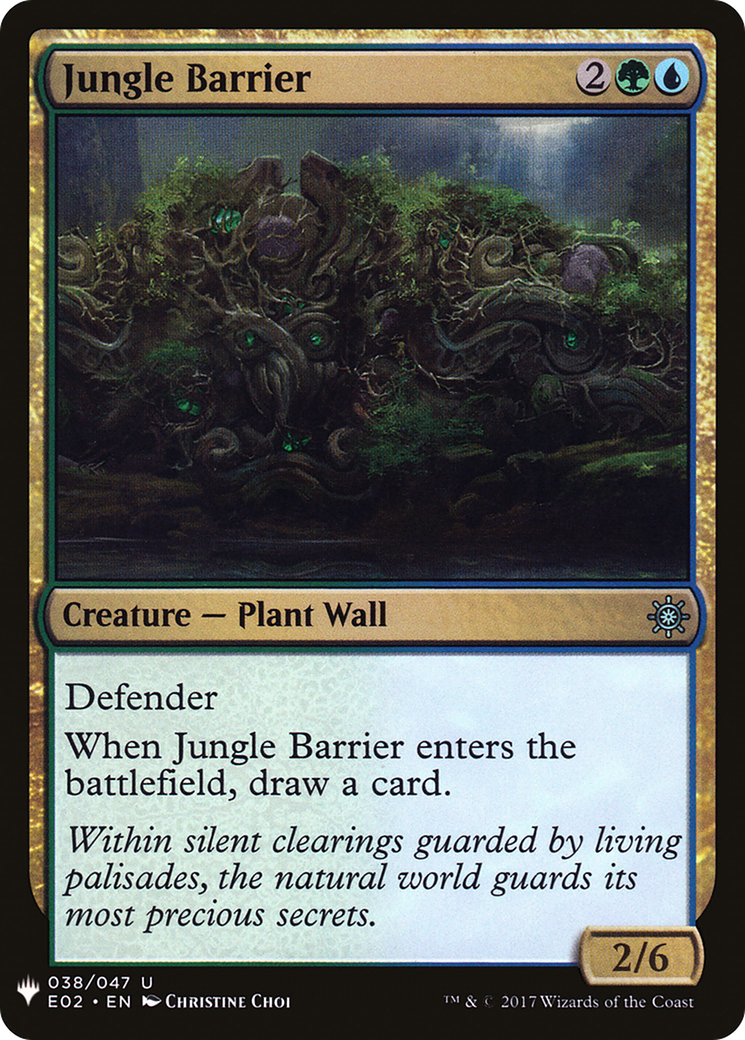 Jungle Barrier (LIST-038) - The List