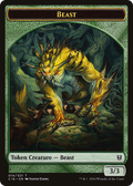 Beast // Ogre Double-Sided Token (C16-14 // 13) - Commander 2016 Tokens