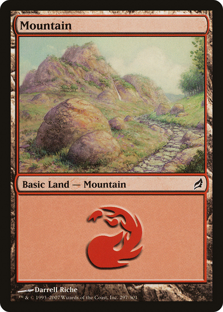 Mountain (297) (LRW-297) - Lorwyn Foil