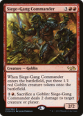 Siege-Gang Commander (DD3-) - Duel Decks Anthology: Elves vs. Goblins Foil