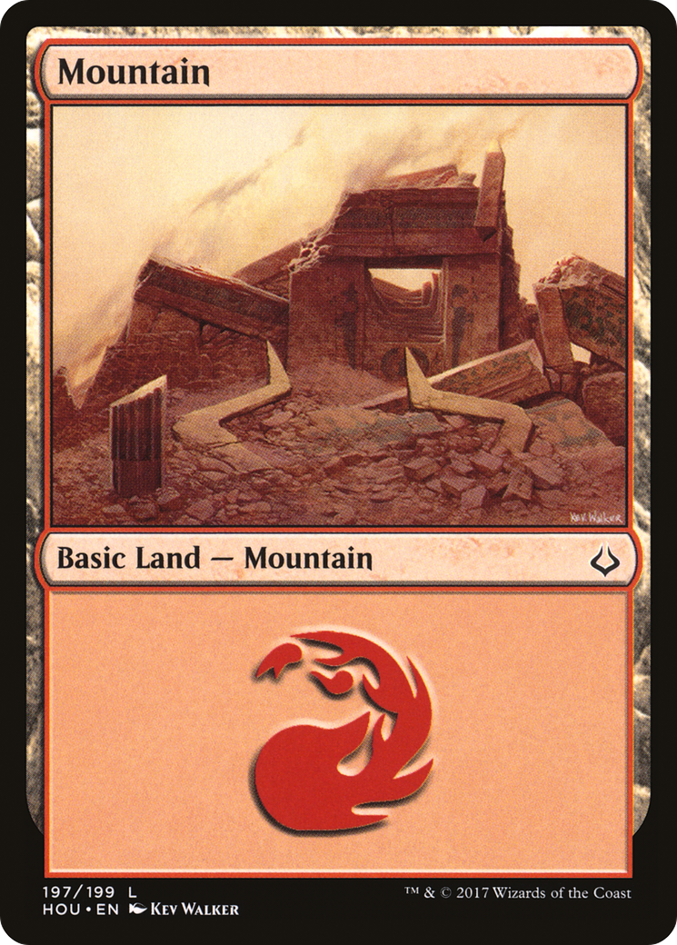 Mountain (197) (HOU-197) - Hour of Devastation Foil