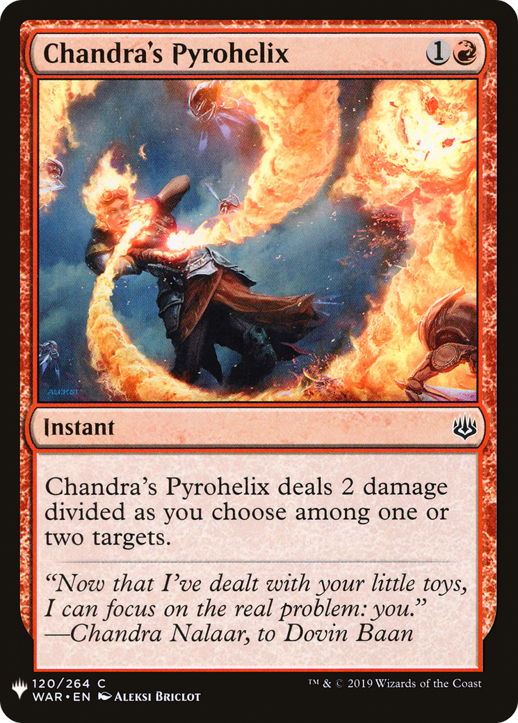Chandra's Pyrohelix (LIST-120) - The List