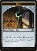 Clue Token (015) (SOI-015) - Shadows over Innistrad Tokens