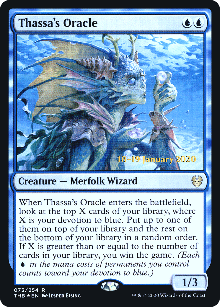 Thassa's Oracle (PRE-073) - Theros Beyond Death Promos Foil