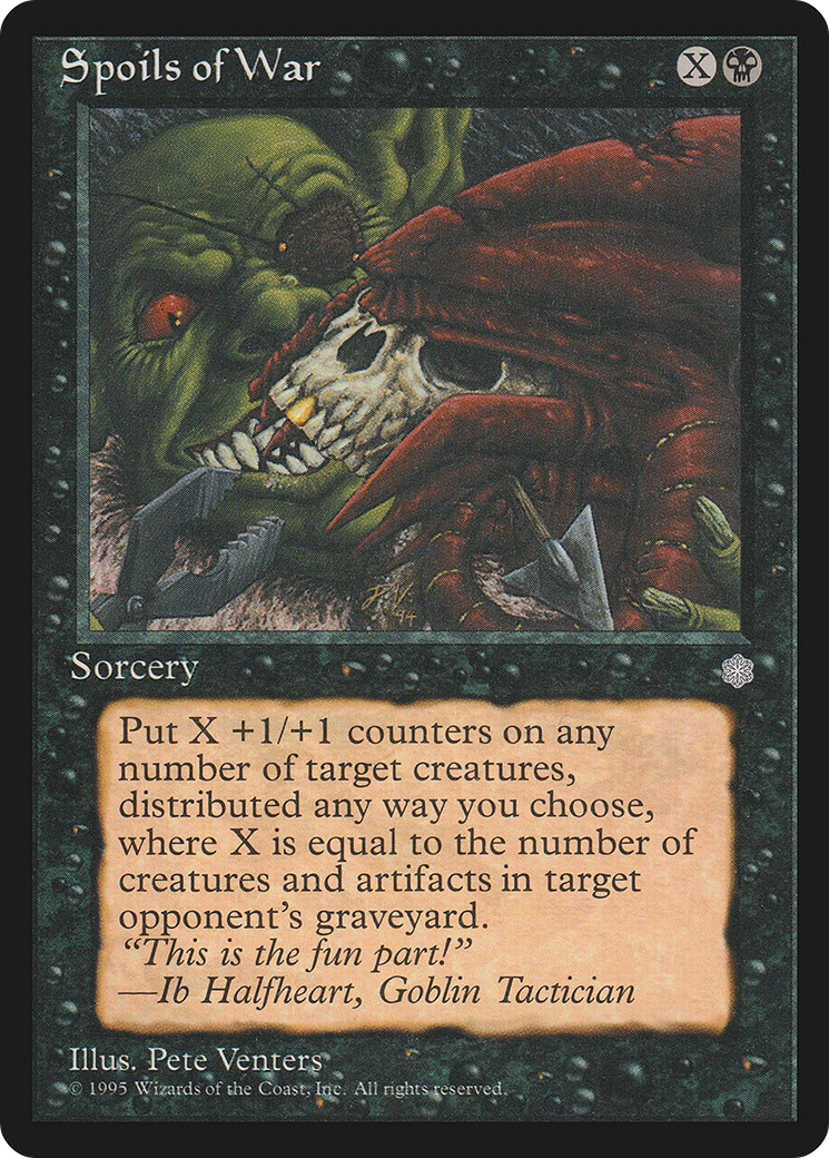 Spoils of War (ICE-) - Ice Age