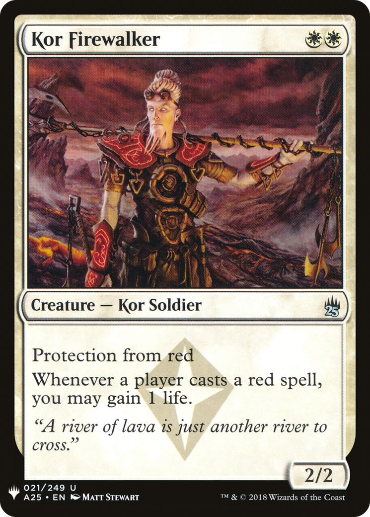 Kor Firewalker (LIST-021) - The List