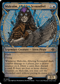 Malcolm, Alluring Scoundrel (Showcase) (LCI-293) - The Lost Caverns of Ixalan: (Showcase)