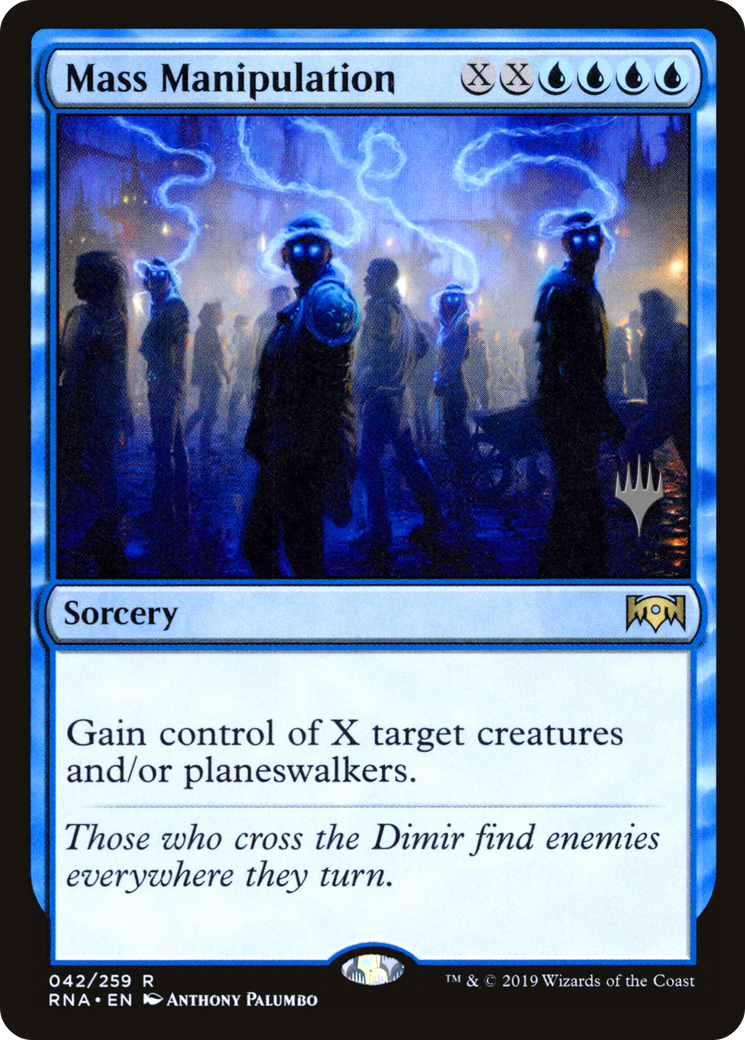 Mass Manipulation (PPTHB-042) - Ravnica Allegiance Promos Foil
