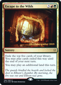 Escape to the Wilds (PRE-189) - Throne of Eldraine Promos Foil
